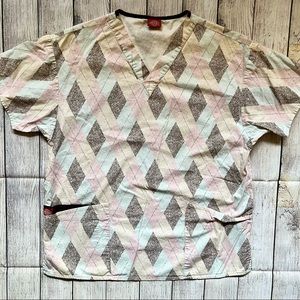 ▪️Argyle Dickies Scrub Top▪️